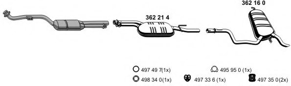 ERNST 040366 Exhaust System